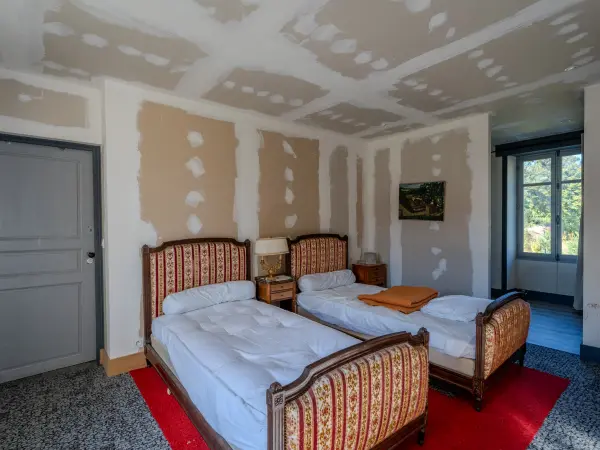 Chambre à deux lits.