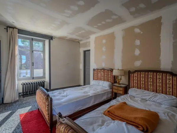 Chambre à deux lits.