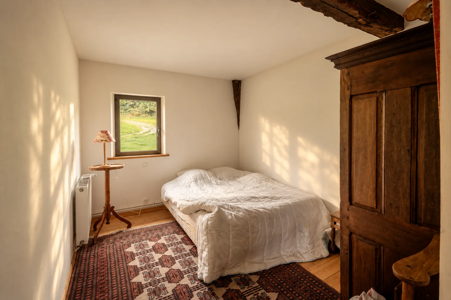 Chambre 3, vue sur la campagne.