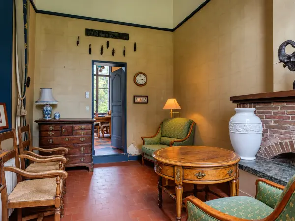 Bureau avec cheminée