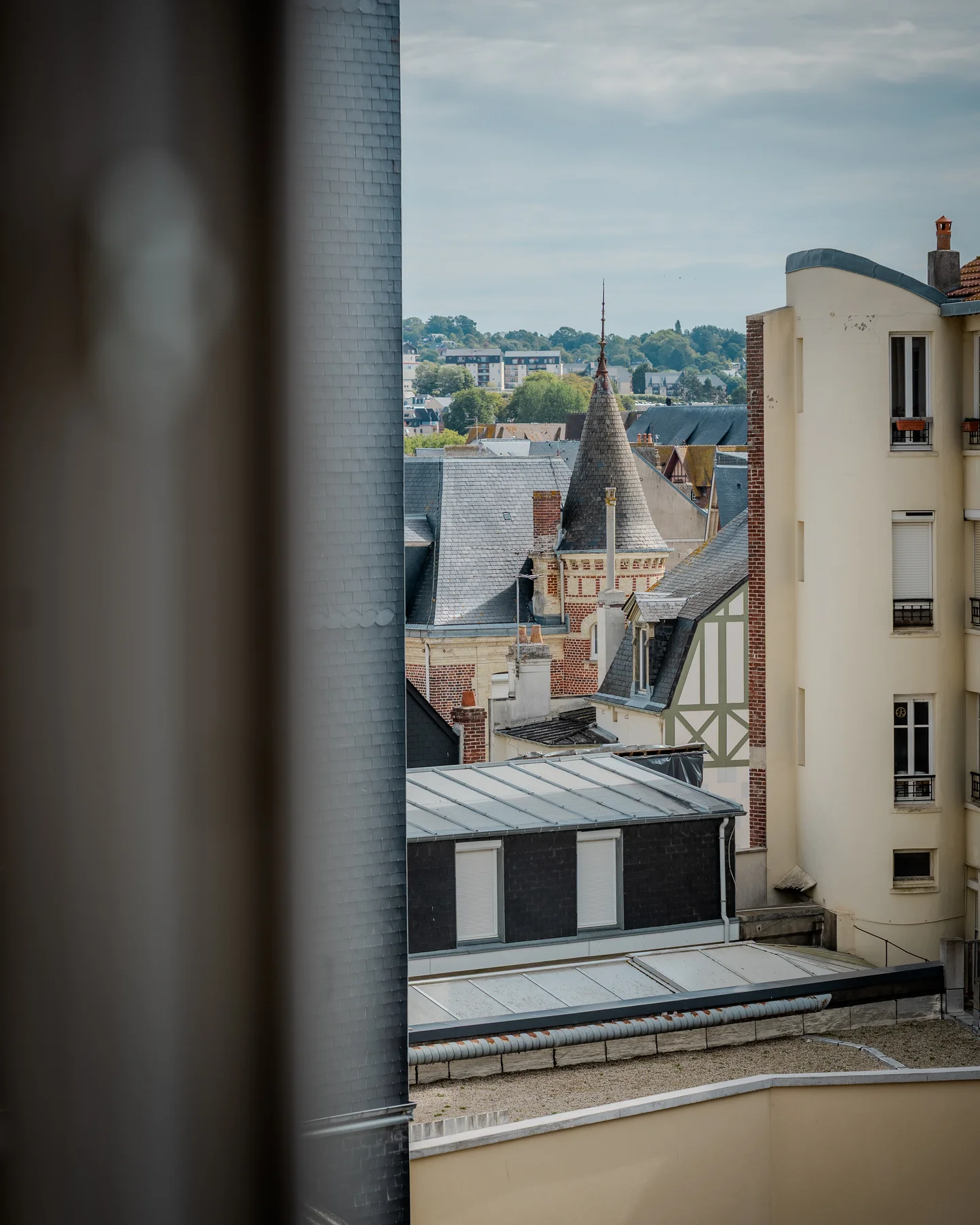 Vue sur les toits.